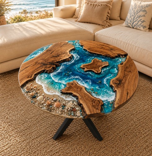 Blue epoxy resin - 15",