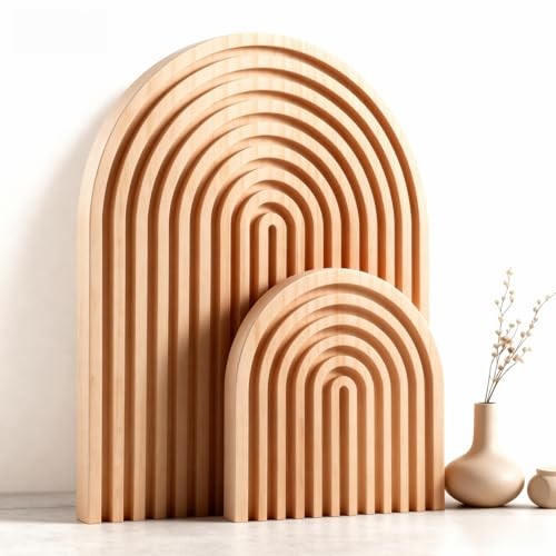Pcs wood arch decor boho - 2,