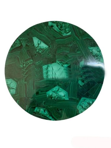 Green malachite inlay marble - malachite,