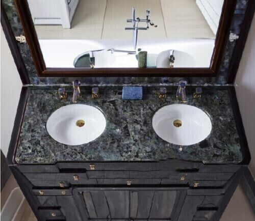 Labradorite countertop slab - "labradorite,