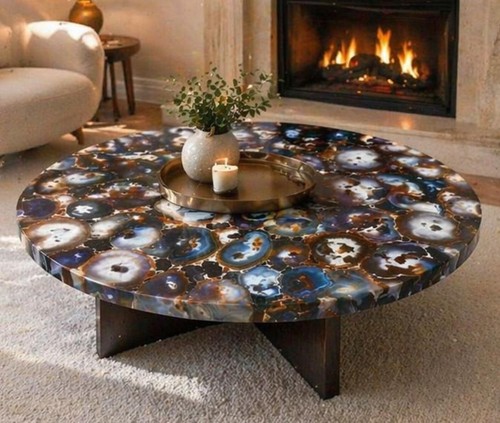 Natural amethyst stone slab - slab, |