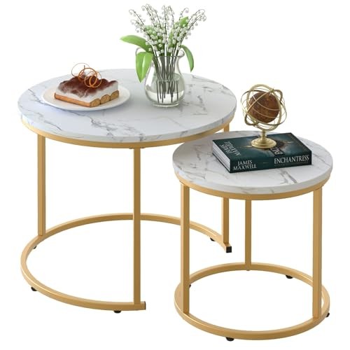 Nesting coffee table white - table,