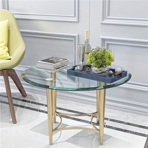 Clear round glass - clear,