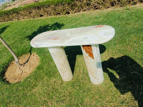 Green onyx console table - onyx,