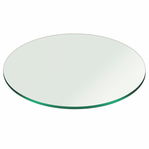 Clear tempered glass table - glass, top
