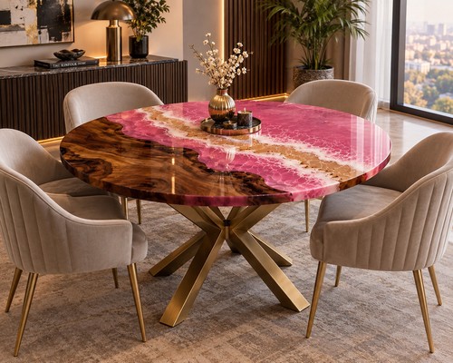 Pink epoxy resin - 18",