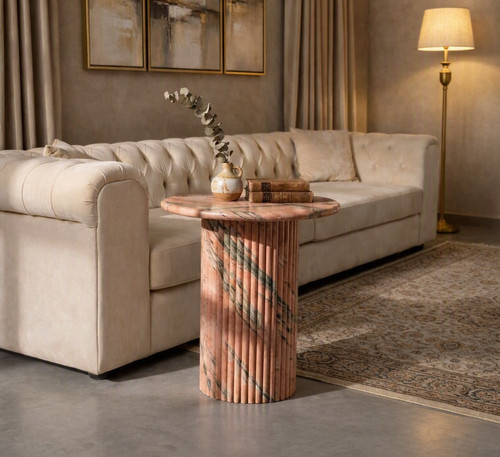 Elegant udaipur pink table - pink,