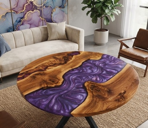 Handmade purple epoxy - handmade,