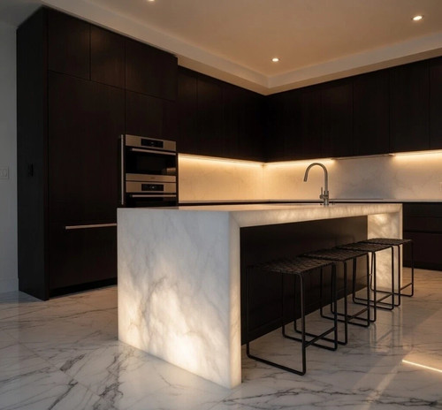 White quartz countertop - quartz,
